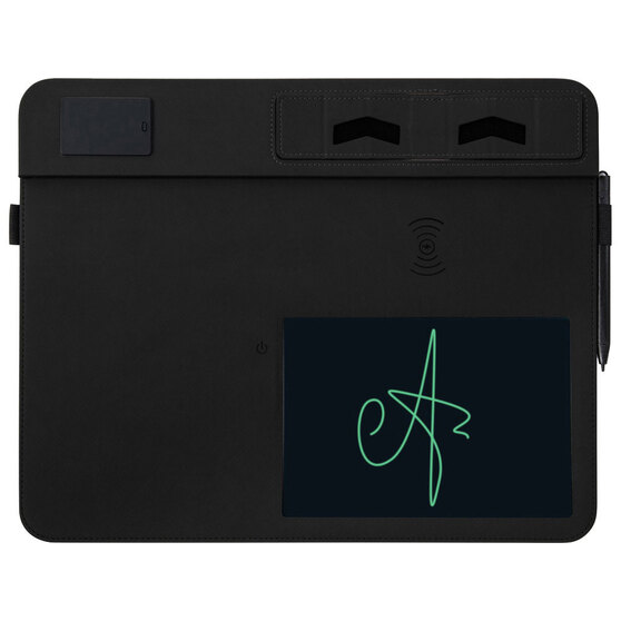 Многофункциональный коврик для мыши «Multi Pad» с беспроводной зарядкой и LCD экраном, 10 Вт-1