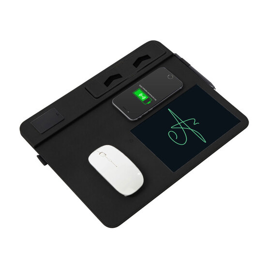 Многофункциональный коврик для мыши «Multi Pad» с беспроводной зарядкой и LCD экраном, 10 Вт-3