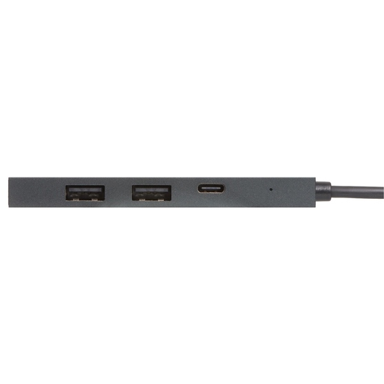 USB-хаб «Command» с коннектором 2-в-1 USB-C и USB-A, 2.0/3.0-3