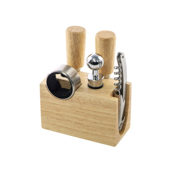Набор для сыра и вина со съемной подставкой «Save time»-5