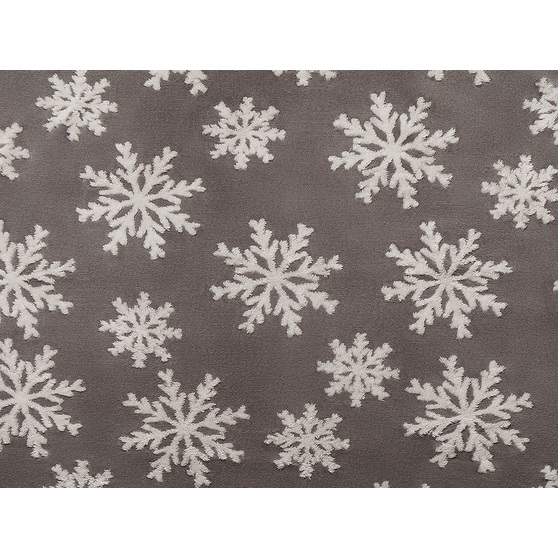 Плед Snowflake новогодний с капюшоном-6