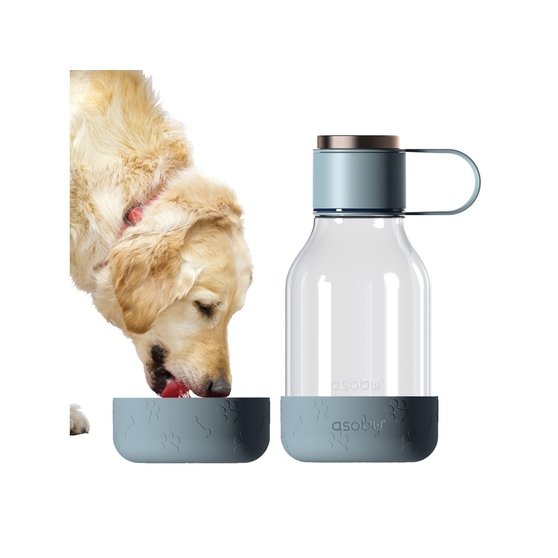 Бутылка для воды 2-в-1 «Dog Bowl Bottle» со съемной миской для питомцев, 1500 мл-1
