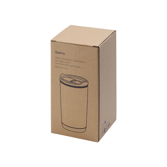Термокружка с пробковым основанием «Sierra», 550 мл-9