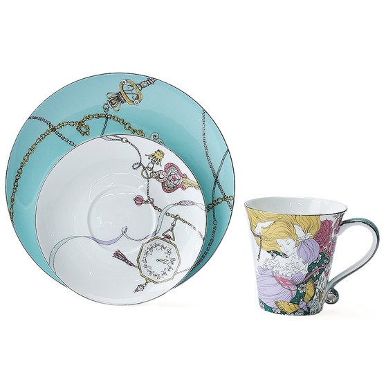 Набор чашка и блюдце «TEA SET ALICE»-3