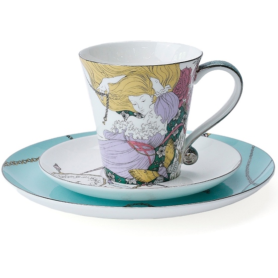 Набор чашка и блюдце «TEA SET ALICE»-4