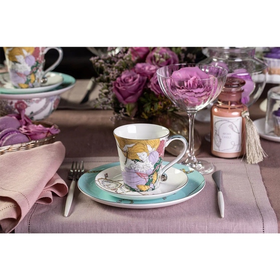 Набор чашка и блюдце «TEA SET ALICE»-10