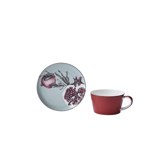 Набор чашка и блюдце «TEA SET 1 BLU»-1