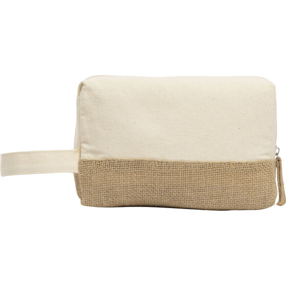 Косметичка «Jute» с ручкой из хлопка и джута-2