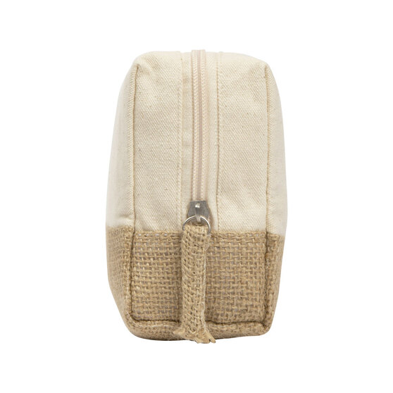 Косметичка «Jute» с ручкой из хлопка и джута-4
