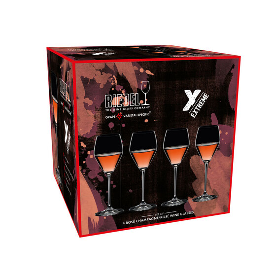 Набор бокалов Champagne Rose, 322 мл, 4 шт.-2