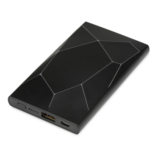 Портативное беспроводное зарядное устройство «Geo Wireless», 5000 mAh-1