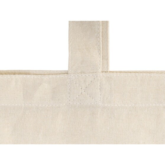 Складная сумка Jute из хлопка и джута с карманом-9