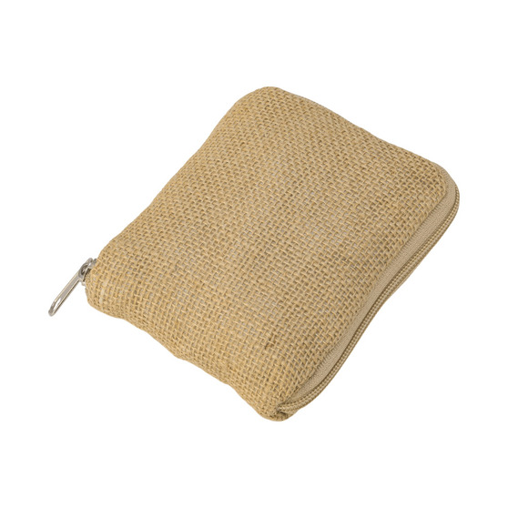 Складная сумка Jute из хлопка и джута с карманом-10