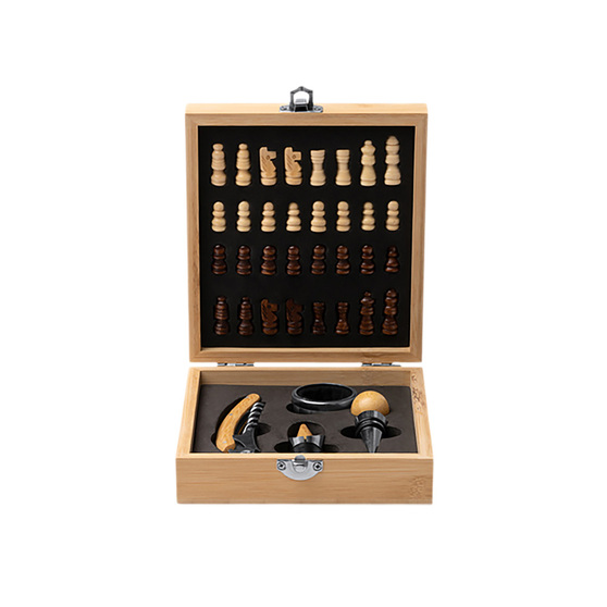 Набор для вина с шахматами «ФРЕСНО»-1