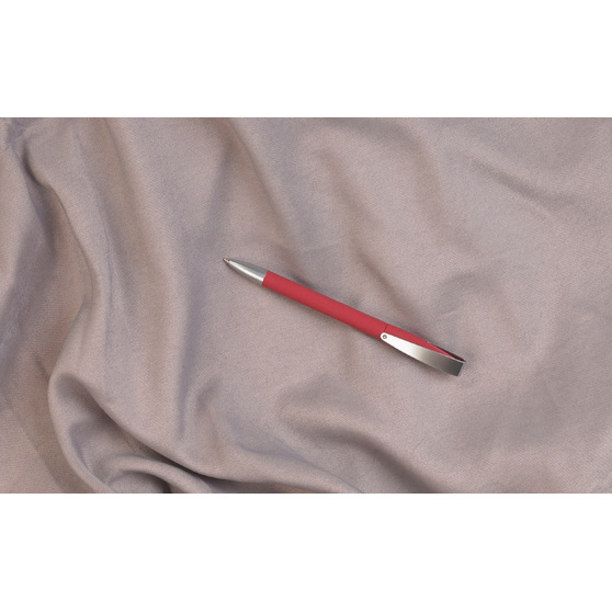 Ручка шариковая COBRA SOFTGRIP MM, красный#-1
