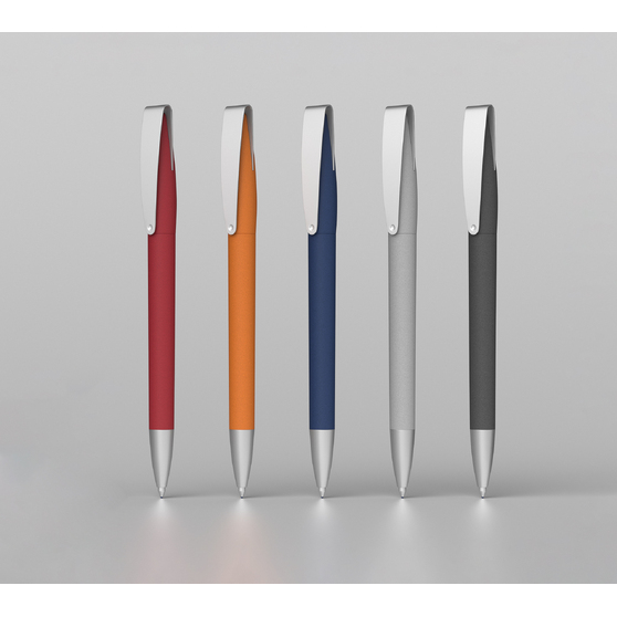 Ручка шариковая COBRA SOFTGRIP MM, красный#-2