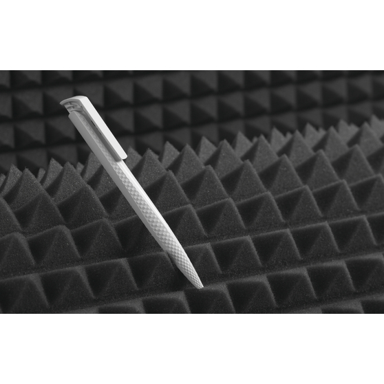 Ручка шариковая TRIAS CARBON, белый-2