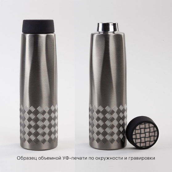 Термос "Calypso" 500 мл, стальной корпус, крышка в покрытии soft touch, коробка-2
