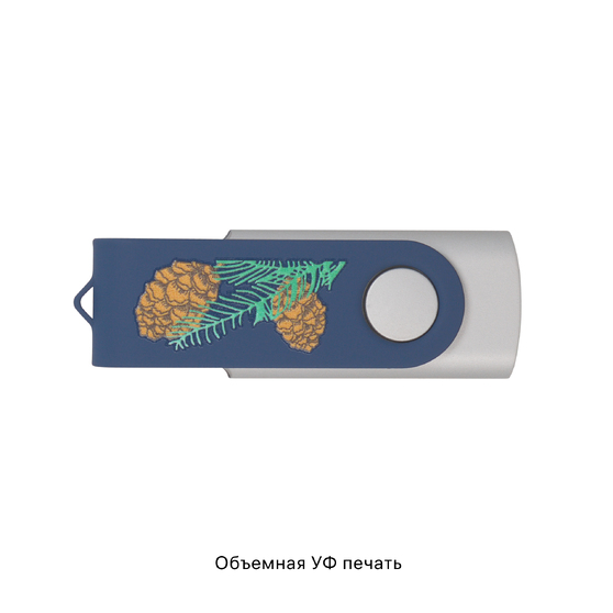Флеш-карта "Vostok", объем памяти 16GB, покрытие soft touch#-3