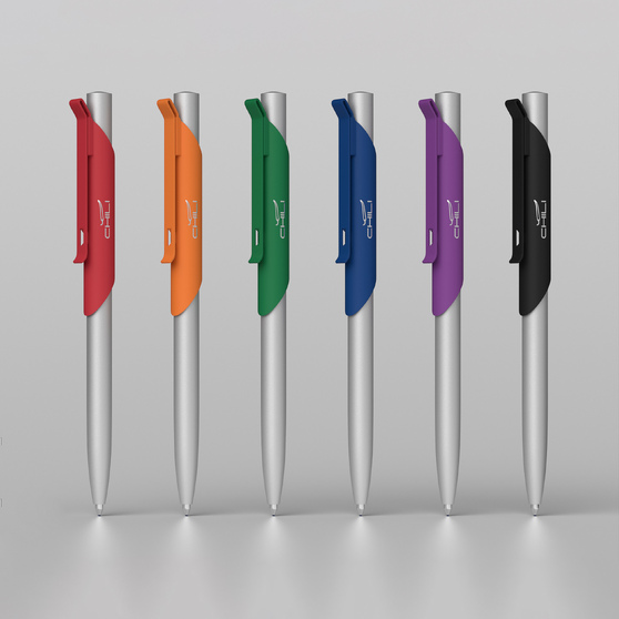 Ручка шариковая "Skil", покрытие soft touch-3