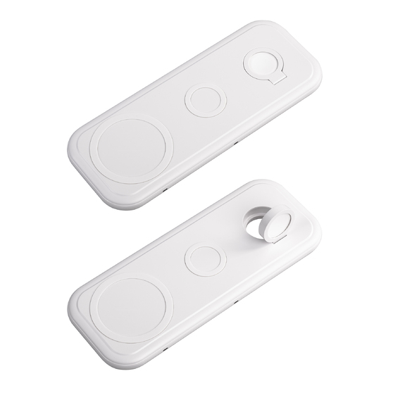 Настольная беспроводная (15W) зарядная станция "Snow Board" для смартфона, часов и наушников-2