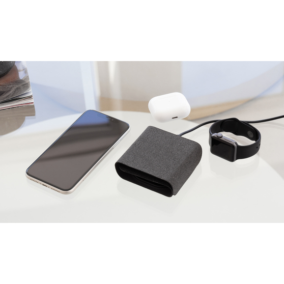 Складная беспроводная (15W) зарядная станция "Magic Case" с MagSafe для смартфона, часов и наушников-6