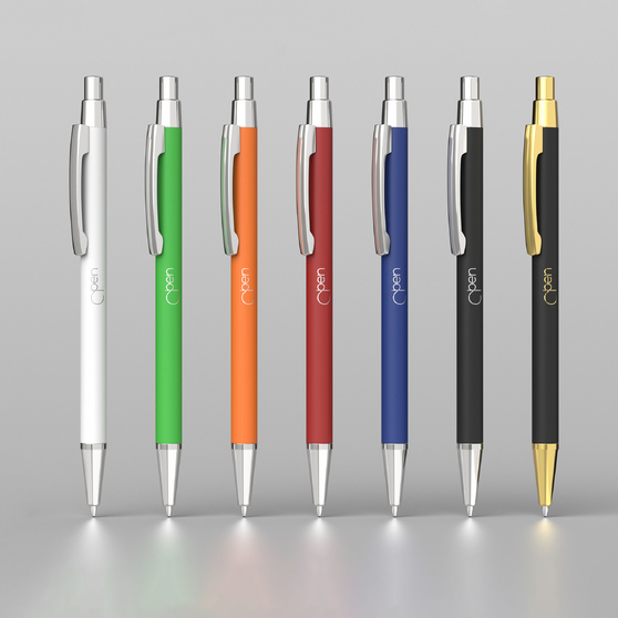 Ручка шариковая "Ray", покрытие soft touch-3