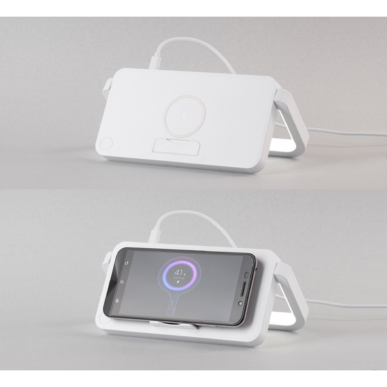 Лампа складная "Smart Light" с беспроводным (10W) зарядным устройством и подставкой для смартфона-4