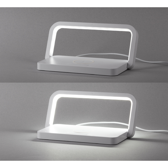 Лампа складная "Smart Light" с беспроводным (10W) зарядным устройством и подставкой для смартфона-5
