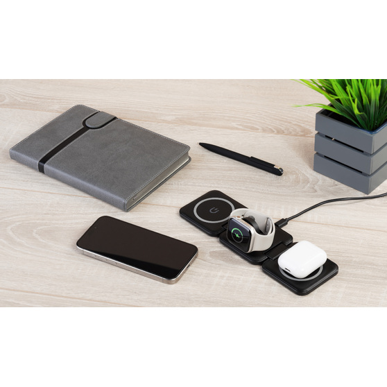 Складная беспроводная (15W) зарядная станция "Flip" с MagSafe-1