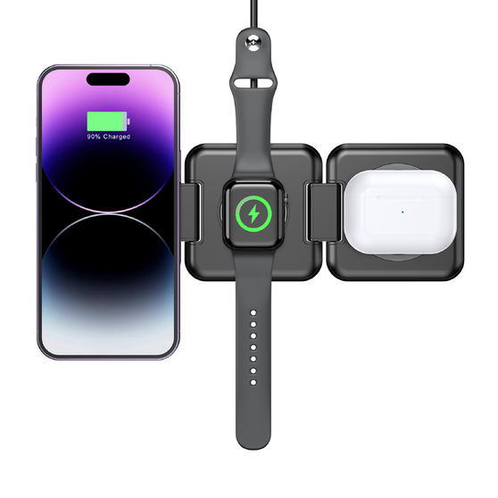 Складная беспроводная (15W) зарядная станция "Flip" с MagSafe-8