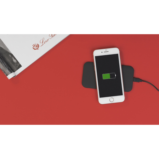 Настольное беспроводное зарядное устройство "Slim SOFTTOUCH"-1