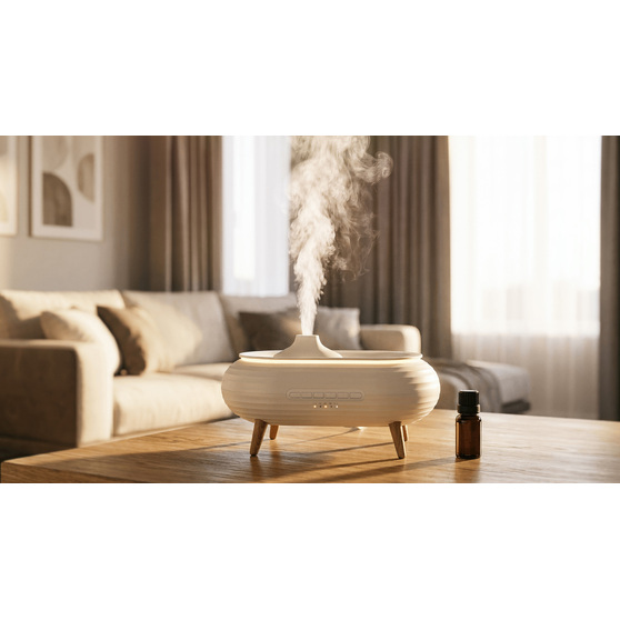 Увлажнитель воздуха "Smart Air" с bluetooth-колонкой, мелодиями и релаксирующими шумами, с подсветкой и ароматизатором-3