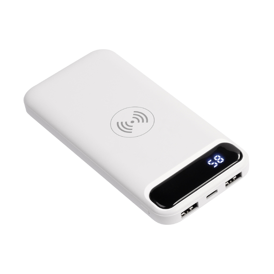 Беспроводное зарядное устройство "Quantum", 10000 mAh с цифровым индикатором заряда-5