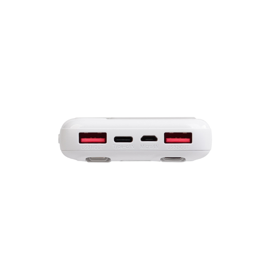 Зарядное устройство "Connect" 10000 mAh со встроенными Type-C/Lightning кабелями-5