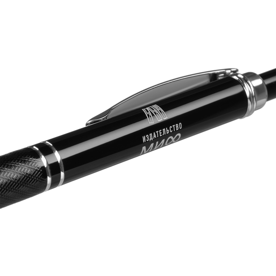 Шариковая ручка Крокус (Crocus), черная-10