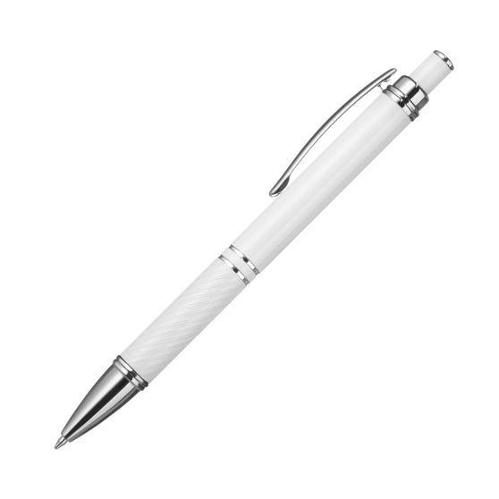 Шариковая ручка Крокус (Crocus), белая-1
