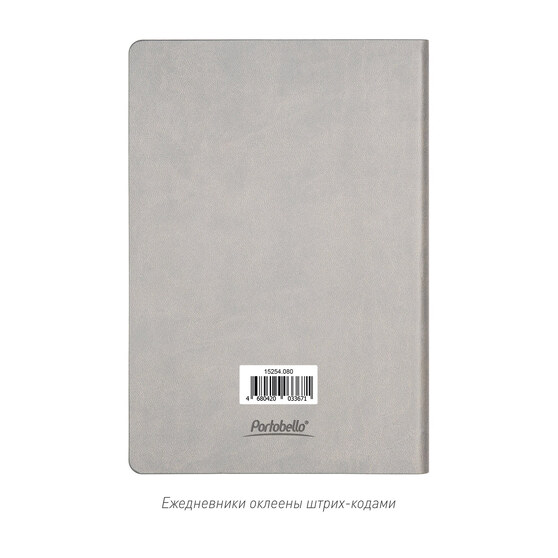 Ежедневник Латте (Latte NEW) недатированный, серый/зеленый-11