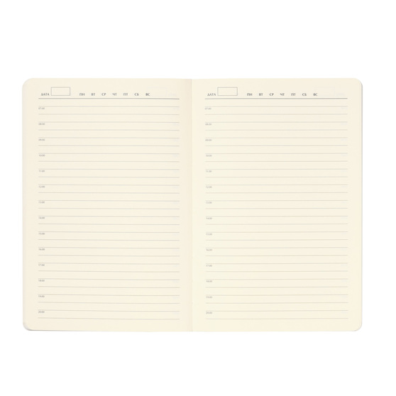 Ежедневник Мун Ривер (Moon River) недатированный, стальной-5