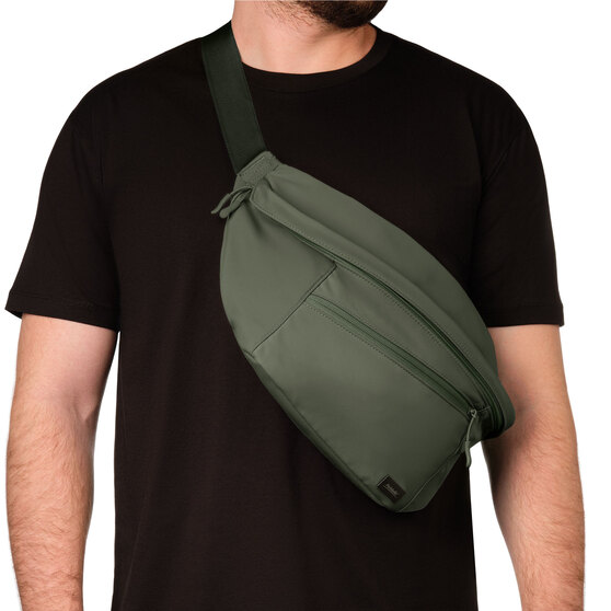 Сумка через плечо (cross body) Бостон (Boston), зеленая-4