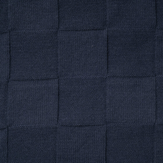 Плед Селла Софт (Cella Soft) вязаный, 160*90 см, синий-2