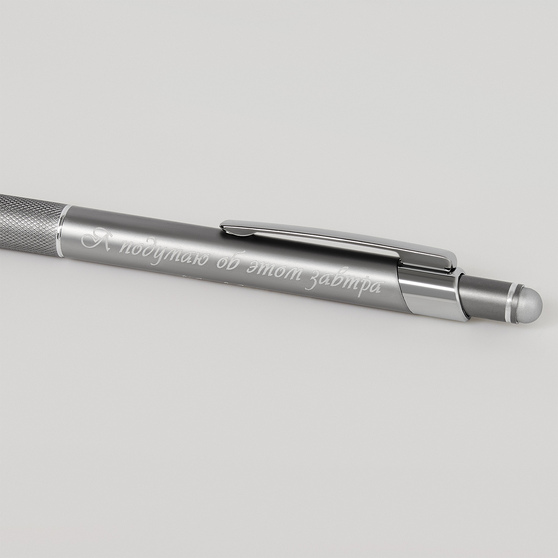Шариковая ручка Леви (Levi), серая-10