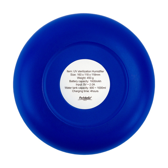 Увлажнитель с антибактериальной UV-лампой Истриа Ультрамарин (Antibacterial Istria Ultramarine), синий-2