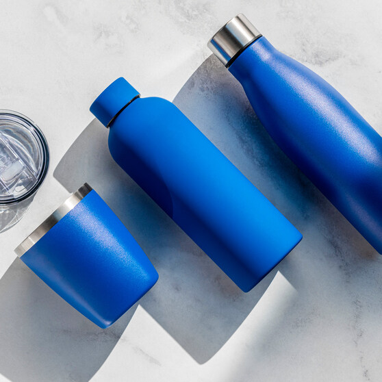 Термобутылка вакуумная герметичная Прима Ультрамарин (Prima Ultramarine), ярко-синяя-6