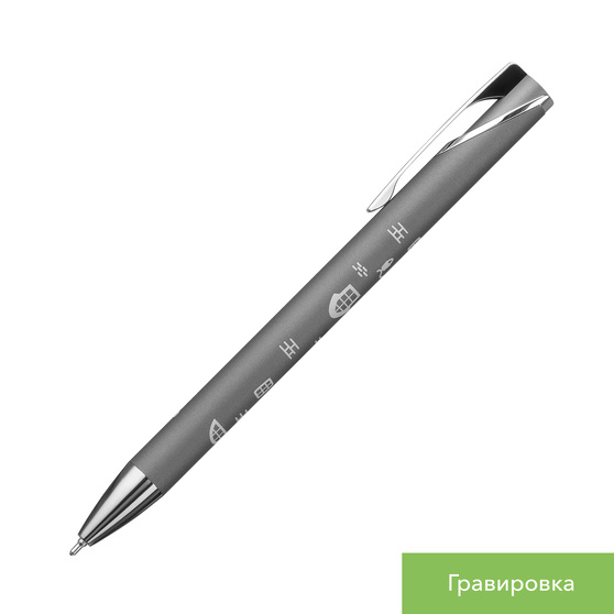 Шариковая ручка Легато (Legato), серая-5