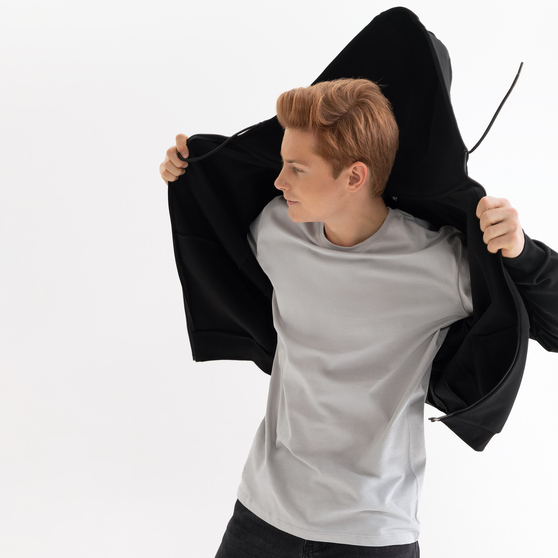 Футболка унисекс Крис (Kris), 150 гр., светло-серая, размер XL-6