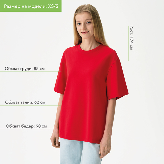 Футболка унисекс Раст Нео (Rust Neo), 240 гр., красный, размер 3XL/4XL-8