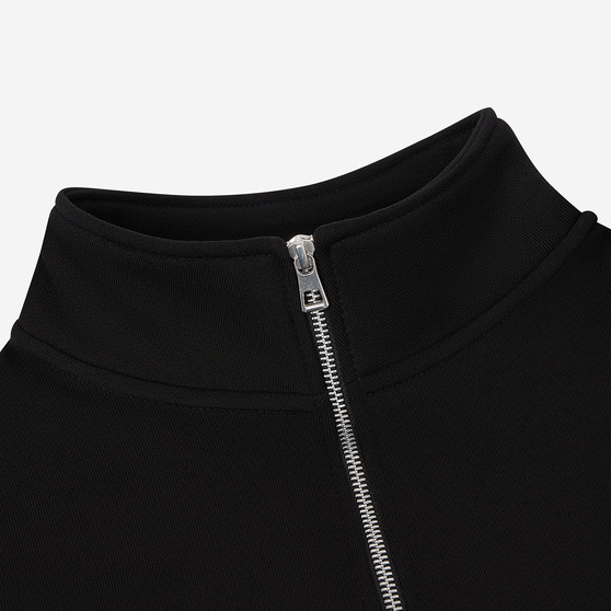 Толстовка на молнии унисекс Флоу (Flow), черная, размер XL/2XL-5
