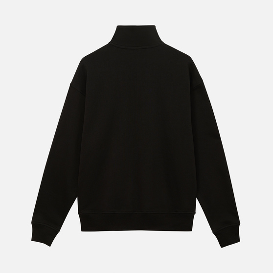 Толстовка на молнии унисекс Флоу (Flow), черная, размер 5XL/6XL-9