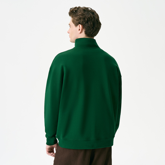Толстовка на молнии унисекс Флоу (Flow), зеленая, размер 5XL/6XL-2